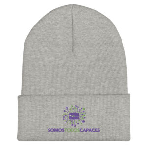 Gorro con borde vuelto