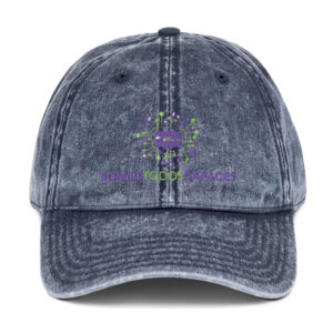 Gorra vintage de sarga de algodón