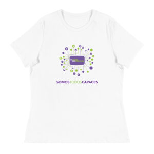 Camiseta suelta mujer /  impresa al frente